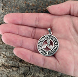 Triskele 328 mit Schlangenkette - Silber