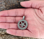 Anhänger 32 Pentagramm - Zinn
