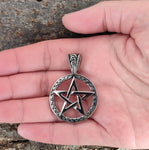 Anhänger 180 Pentagramm - Edelstahl