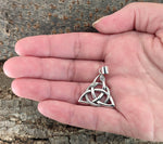 Keltenknoten 325 mit Schlangenkette - Silber