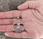 Lebensbaum 208 mit Schlangenkette - Silber