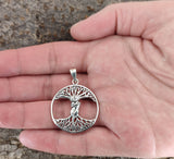 Lebensbaum 208 mit Schlangenkette - Silber