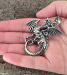 Anhänger 111 Drache - Edelstahl