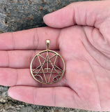 Anhänger 26 Pentagramm - Bronze