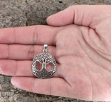 Lebensbaum 92 mit Korbkette - Silber