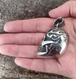 Anhänger 91 Totenkopf - Edelstahl