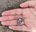 Cernunnos 360 mit Schlangenkette - Silber