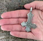 Anhänger 27 Kreuz - Zinn