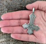 Anhänger 27 Kreuz - Zinn
