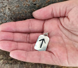 Anhänger 156 Rune Tiwaz - Silber