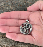 Anhänger 331 Schlangen - Silber