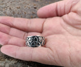 Ring Triqueta, Gr. 52-74 (trin) - Silber