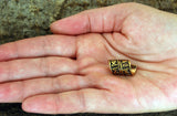 Bartperle Runen 8 mm - Bronze