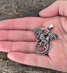 Anhänger 236 Drache - Silber