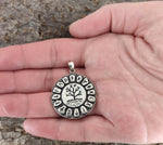 Lebensbaum 168 mit Korbkette - Silber