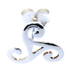 Ohrstecker 40 Triskele - Silber