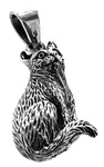 Anhänger 411 Katze - Silber
