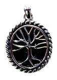 Lebensbaum 41 B mit Kette - Edelstahl