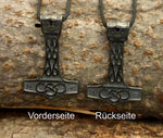 Anhänger 200 Schwarzer Thorshammer - Edelstahl