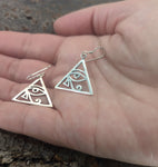 Ohrring 15 Auge des Horus - Silber