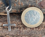 Kreuz 61 mit Schlangenkette - Silber