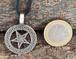 Anhänger 32 Pentagramm - Zinn