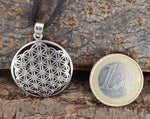 Anhänger 95 Blume des Lebens - Silber