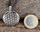 Anhänger 95 Blume des Lebens - Silber
