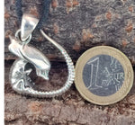 Alien 178 mit Schlangenkette - Silber