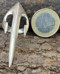 Ring mit langer Spitze, Gr. 54-72 (kr15) - Silber