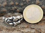 Ring Drachenkralle, Gr. 50-74 (kr13) - Silber