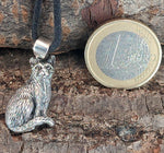 Anhänger 411 Katze - Silber