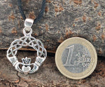 Claddagh 104 mit Schlangenkette - Silber