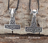 Kombi 69 Thorshammer mit Königskette - Silber