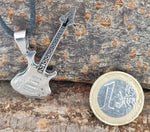 Anhänger 131 Gitarre - Edelstahl