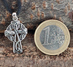 Keltenkreuz 106 mit Schlangenkette - Silber