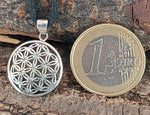 Anhänger 95 A Blume des Lebens - Silber