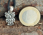 Eule 14 A mit Schlangenkette - Silber