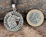 Anhänger 353 Wolfskopf - Silber