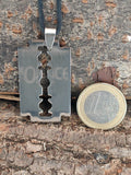 Anhänger 76 Rasierklinge - Edelstahl