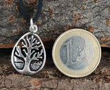 Lebensbaum 101 mit Schlangenkette - Silber