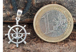 Anhänger 266 Steuerrad - Silber