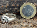 Ring Lebensbaum, Gr. 48-66 (lb2) - Silber