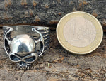Ring Totenkopf, Gr. 54-74 (tk12) - Silber