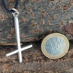 Kreuz 63 mit Schlangenkette - Silber