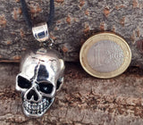 Totenkopf 85 A mit Königskette - Edelstahl