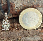 Anhänger 13 A Eule - Silber