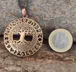 Anhänger 144 Lebensbaum - Bronze