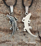 Krokodil 21 mit Panzerkette - Edelstahl