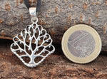 Lebensbaum 88 mit Schlangenkette - Silber